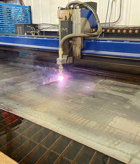 Plasma cutting